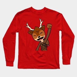 Ecstatica the Raver Reindeer Long Sleeve T-Shirt